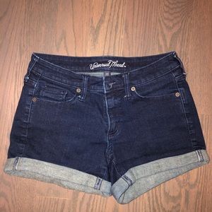 Universal thread high waist denim shorts size 2